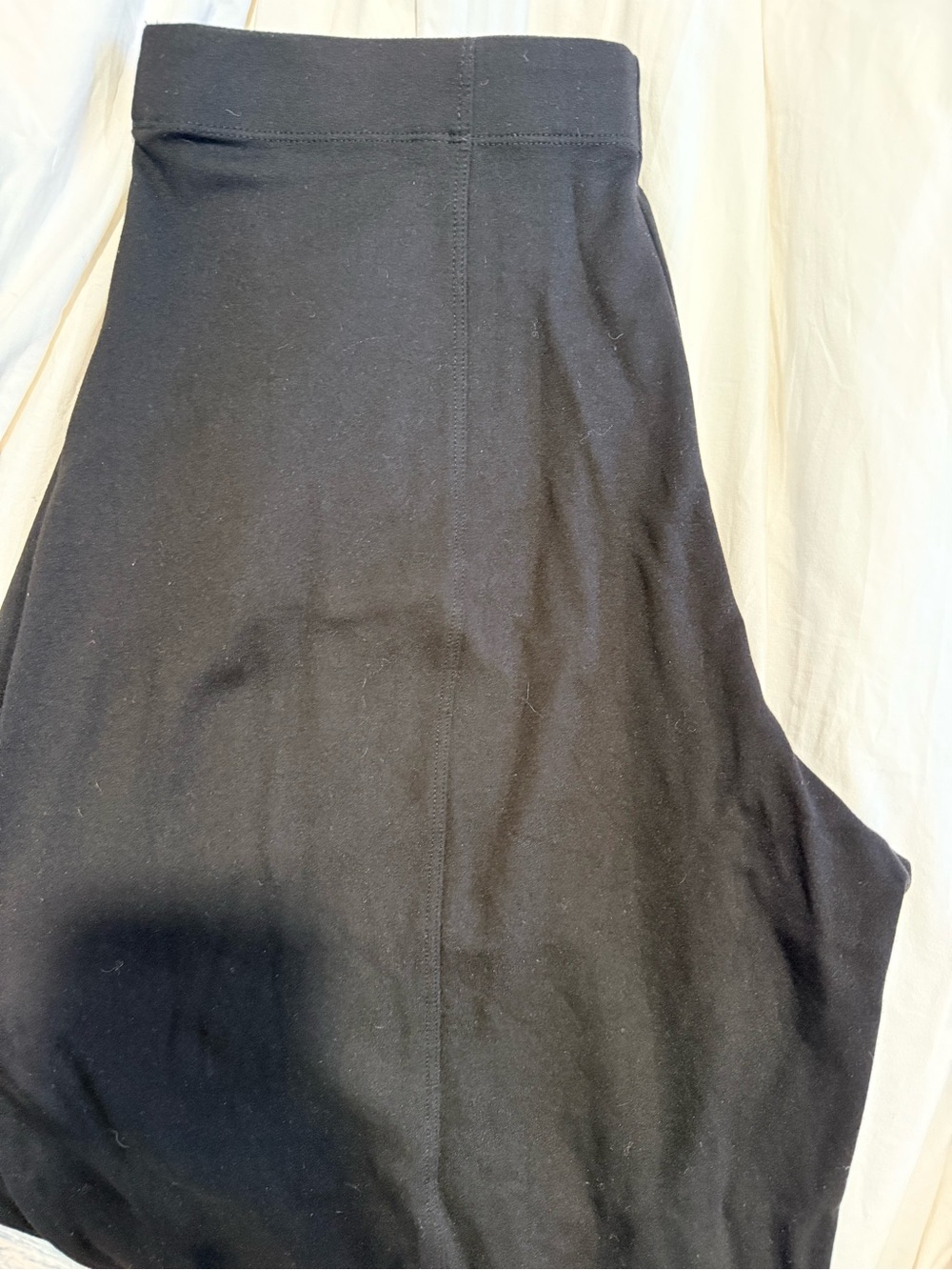 Wide-Leg Black Women's Pants - Sleek Everyday Style max studio size L - Picture 4 of 4